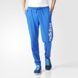 C87v1880 - Adidas Cuff Logo Track Pants Blue - Men - Clothing